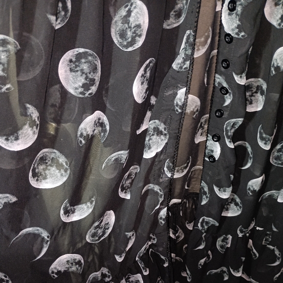 Ht Black Moon Phase Dress - Picture 5 of 8